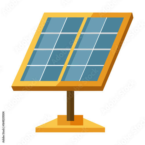 solar panels on a white background