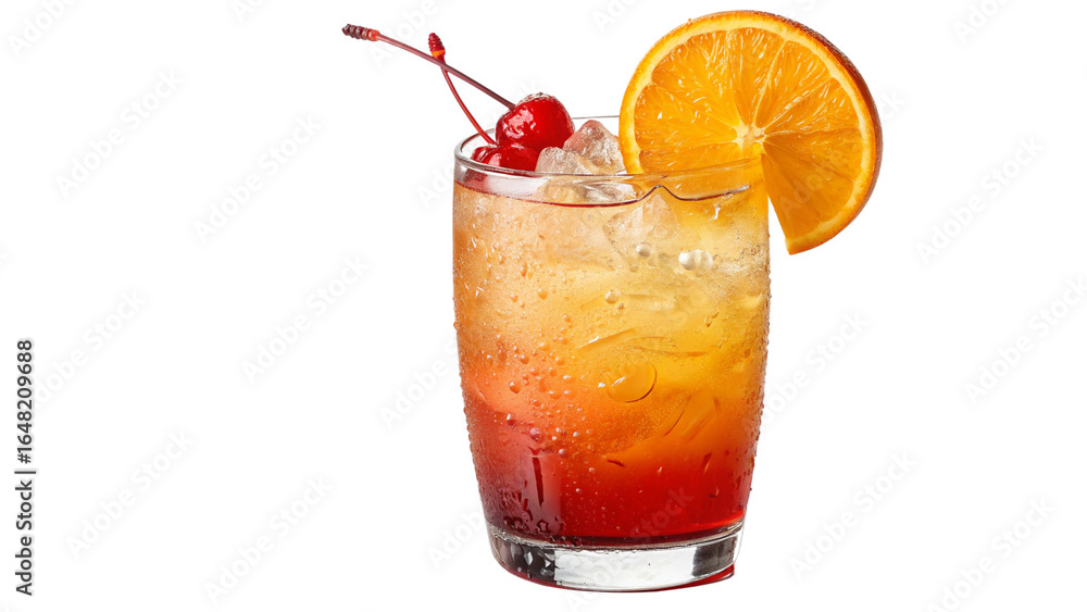 Tequila sunrise cocktail recipe with orange slice and cherry garnish refreshing summer drink idea Tequila sunrise cocktail recipe with orange slice and cherry garnish refreshing summer drink idea