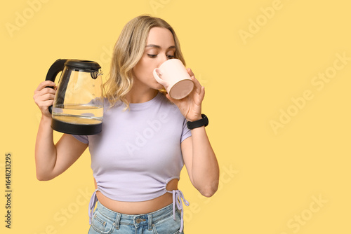 Beautiful young woman with ...