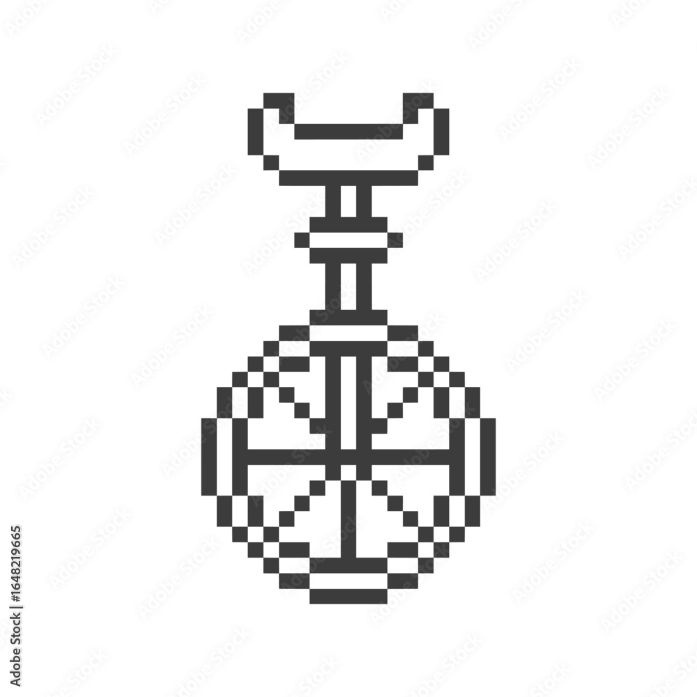 unicycle wheel bike pixel art unicycle wheel bike pixel art