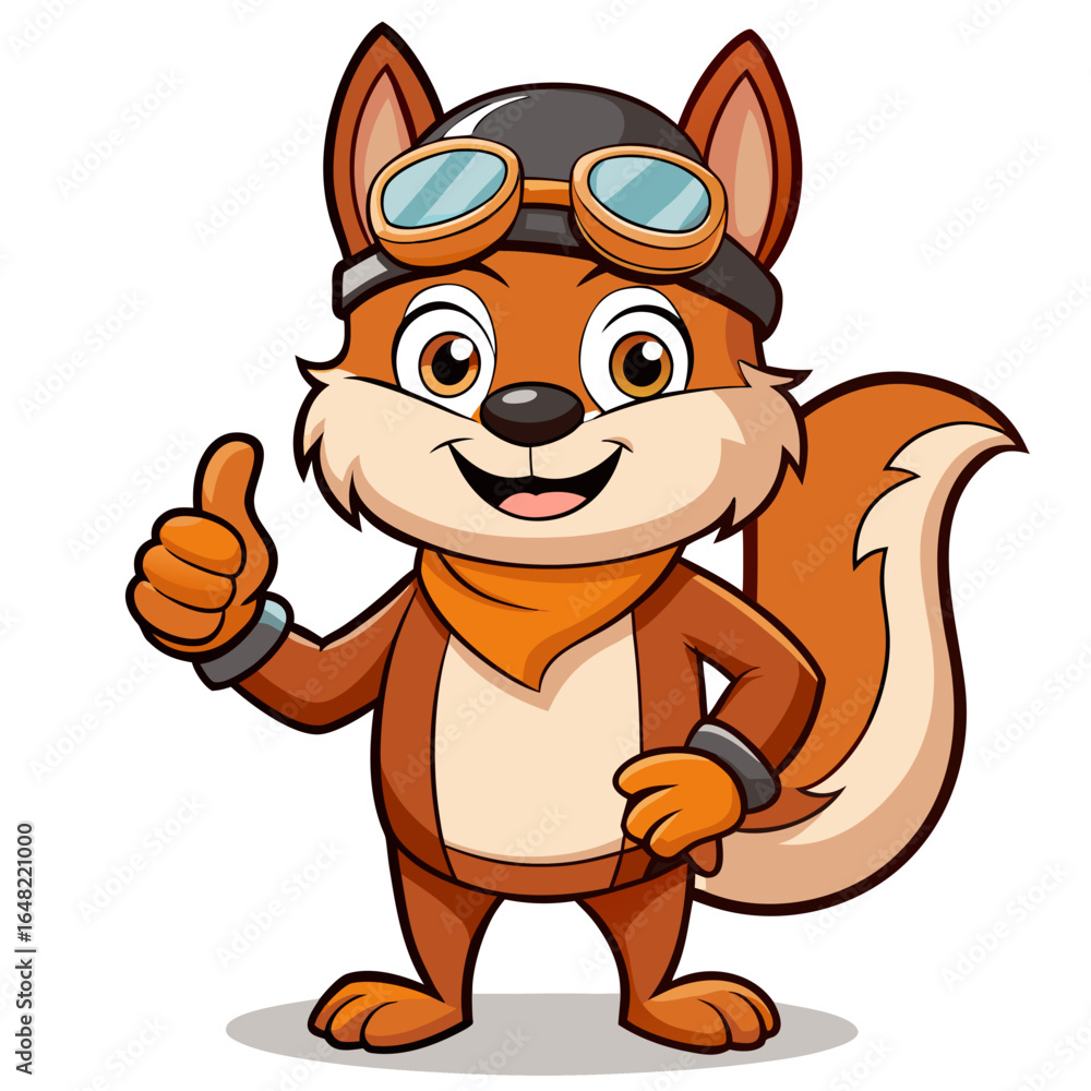 Fototapeta premium squirell mascot