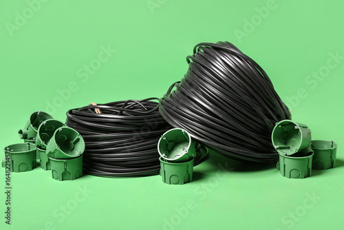 Rolled cables and socket mo...