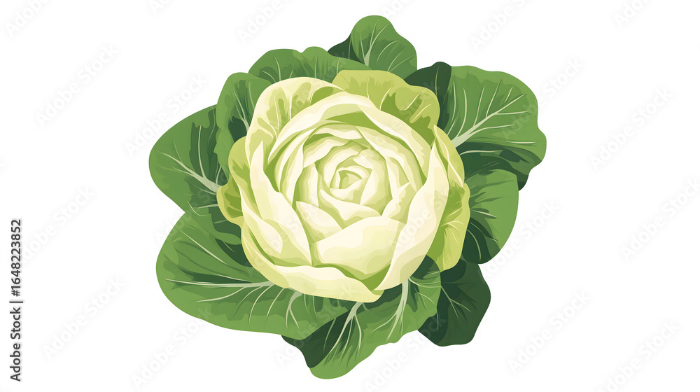 Obraz premium Cabbage Illustration