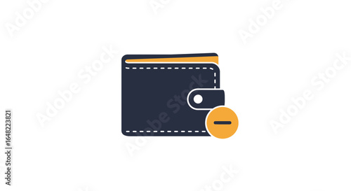 Deactivate payment method icon for financial security, remove card from digital wallet safely online
