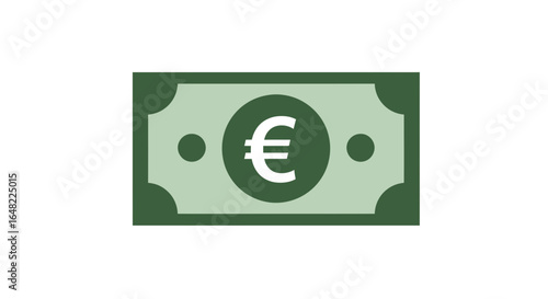 Euro banknote illustration ready for financial concepts, money, currency, and economic themes