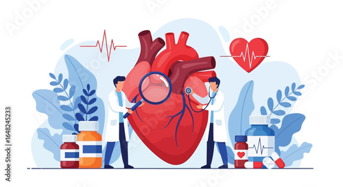 Heart Health: Doctors Examining and Treating the Heart