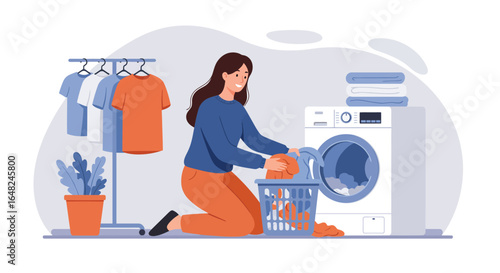 Doing Laundry: Household Chores and Washing Clothes
