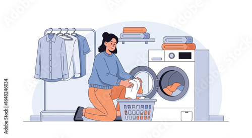 Doing Laundry: Household Chores and Washing Clothes