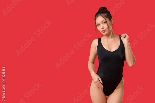 Beautiful young Asian woman...
