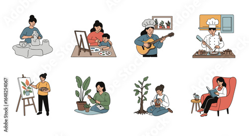 Creative hobbies and leisure activities for personal growth and relaxation