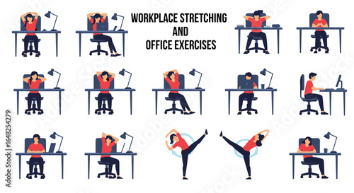 Effective workplace stretching and office exercises for improved health and productivity