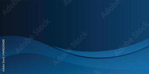 Elegant abstract blue background featuring smooth gradient shading and curved shapes for modern design concepts.eps10