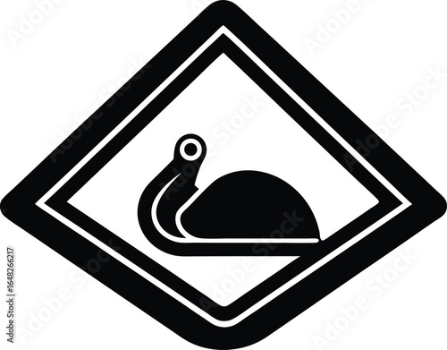 slow down vector icon.