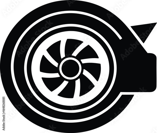 turbo vector icon.