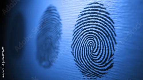 Wallpaper Mural Investigating fingerprint analysis techniques forensic lab visual study scientific environment close-up view identity verification Torontodigital.ca