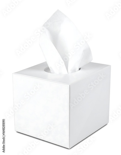 White tissue box