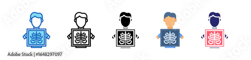 X-Ray Multiple Style Icon Set Collection. 