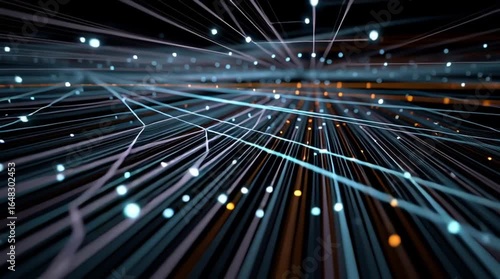 Abstract AI Digital Background Animation, Generative AI
