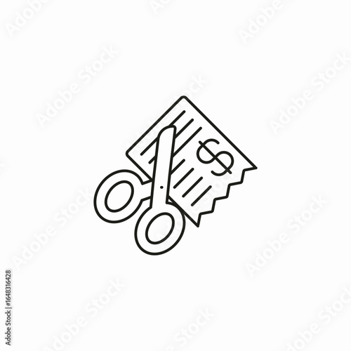 discount coupon cut icon sign vector