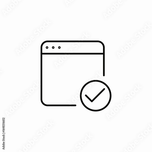 download approved icon sign vector