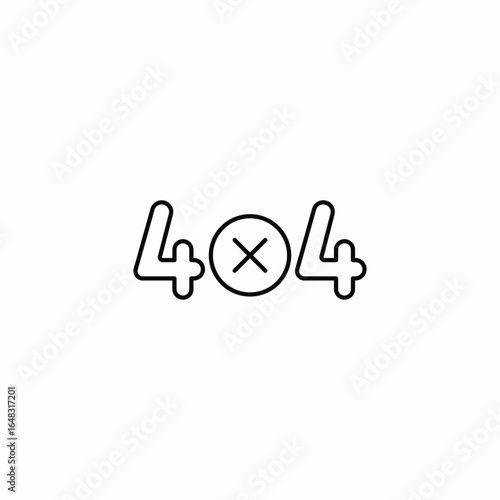 error symbol icon sign vector