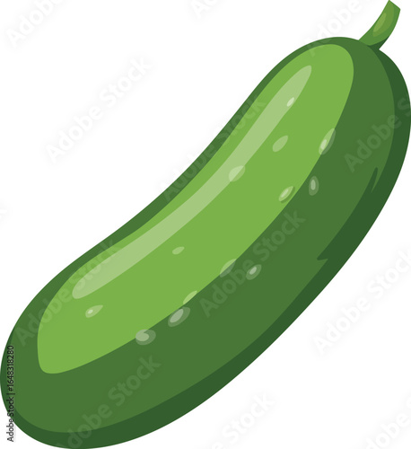 Fresh green vegetable with subtle highlights healthy food