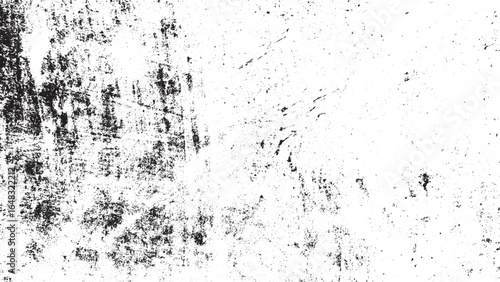 Abstract Black White Grunge Texture Overlay
