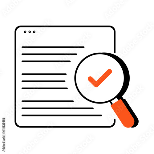User Intent Alignment icon – Search results aligned with user intent. Optimized content strategy. Vector icon.