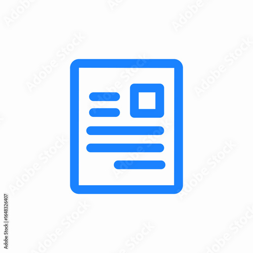 document text file icon sign vector