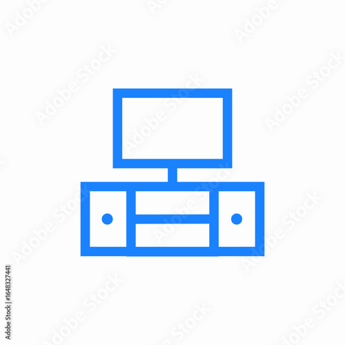 full mirror furniture icon sign vector