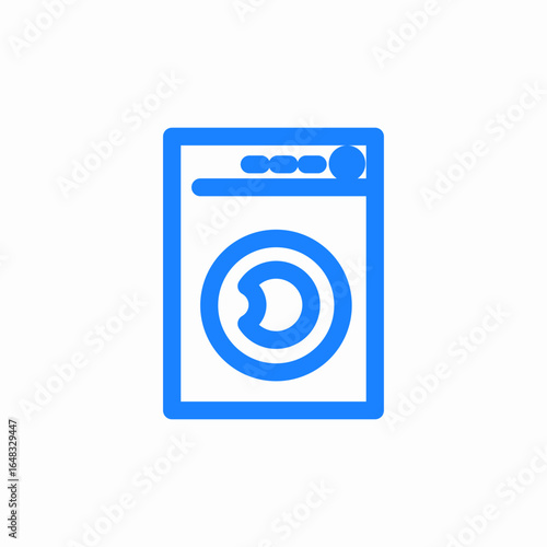 washing mashine icon sign vector