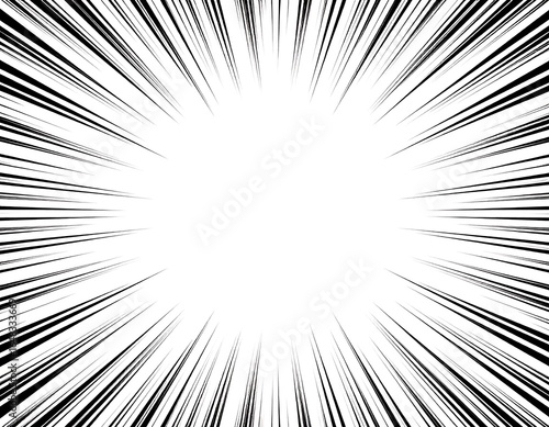 Radial black lines radiating from center