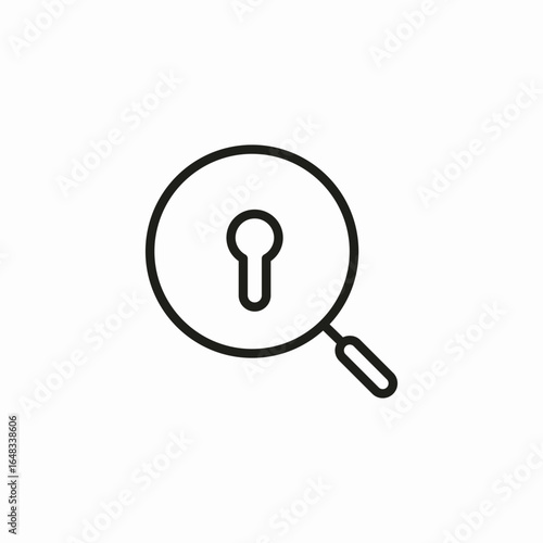 search key icon sign vector