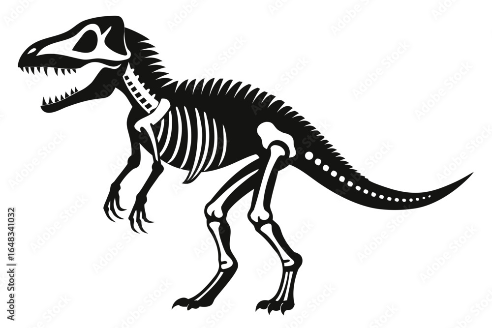 Obraz premium T rex dinosaur vector illustration in cartoon style