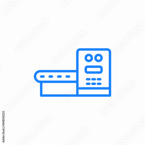 3d printing technologies icon sign vector