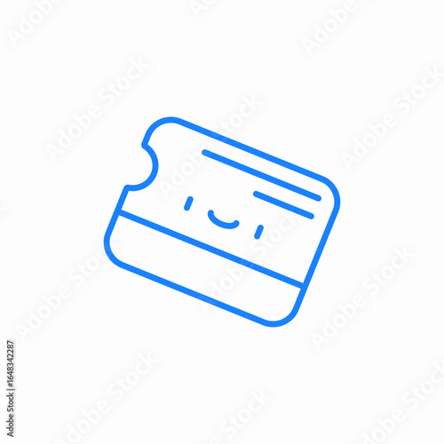 bank card credit debit icon sign vector