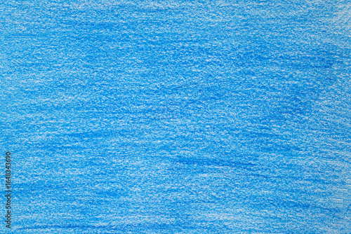 Blue Crayon Texture Artistic Background