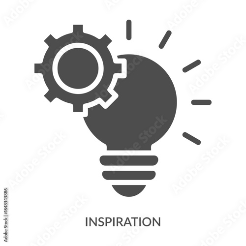Inspiration Icon Line Style. Design Vector Illustration