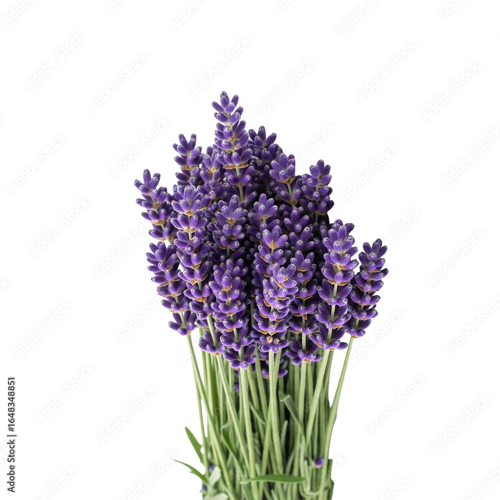 Fototapeta premium lavender flowers isolated on white background