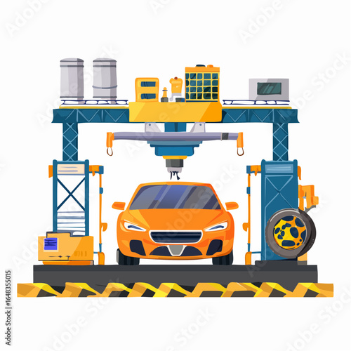 自動車製造とエンジン製造工程