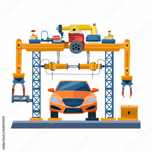 自動車製造とエンジン製造工程
