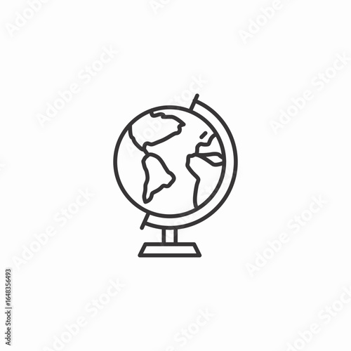 world globe icon sign vector