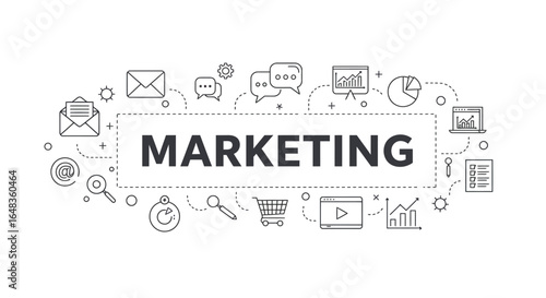 Digital Marketing Concept Vector Illustration