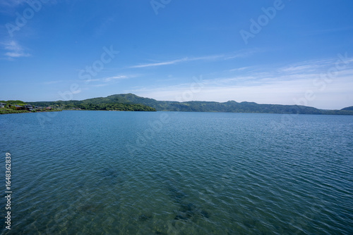 初夏の指宿、池田湖（カルデラ湖）