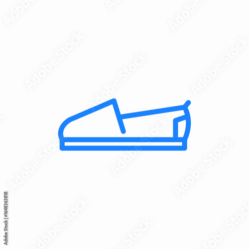 shoes espadrilles footwear icon sign vector