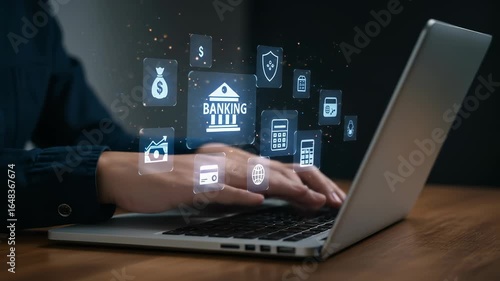 Online Banking: Secure and Convenient Financial Management from Your Laptop - Transactions, Security, and More!