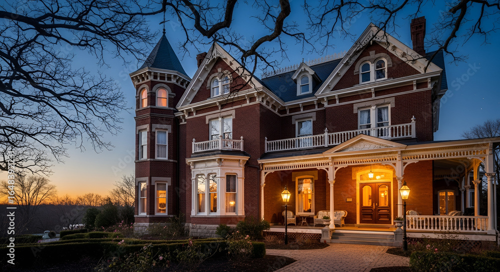 Obraz premium church at night