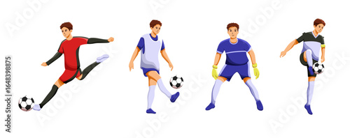Illustration of Soccer Player