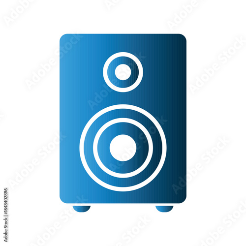 Multimedia speaker icon design template