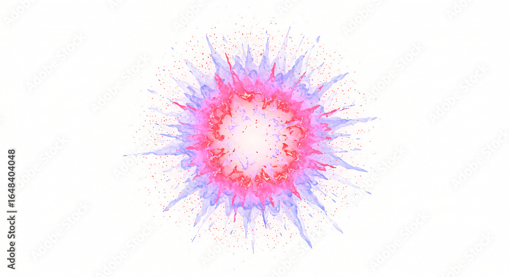 Obraz premium Vibrant Burst of Color Explosion Art Design.